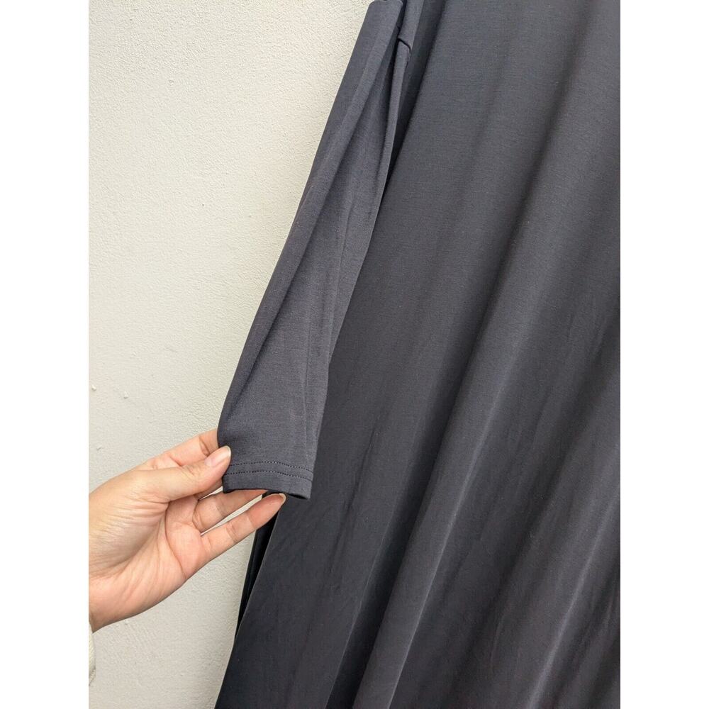 Athleta Modal Robe Black XXS Long Cardigan Sleep Pajama Womens Retail $129 - Picture 9 of 9